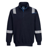 Portwest WX3 Vlamvertragend Multi-norm Sweatshirt FR710 Vlamwerend marineblauw(NV)