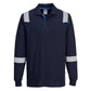 Portwest WX3 Vlamvertragend Multi-norm Polo FR711 Vlamwerend lange mouwen marineblauw(NV)