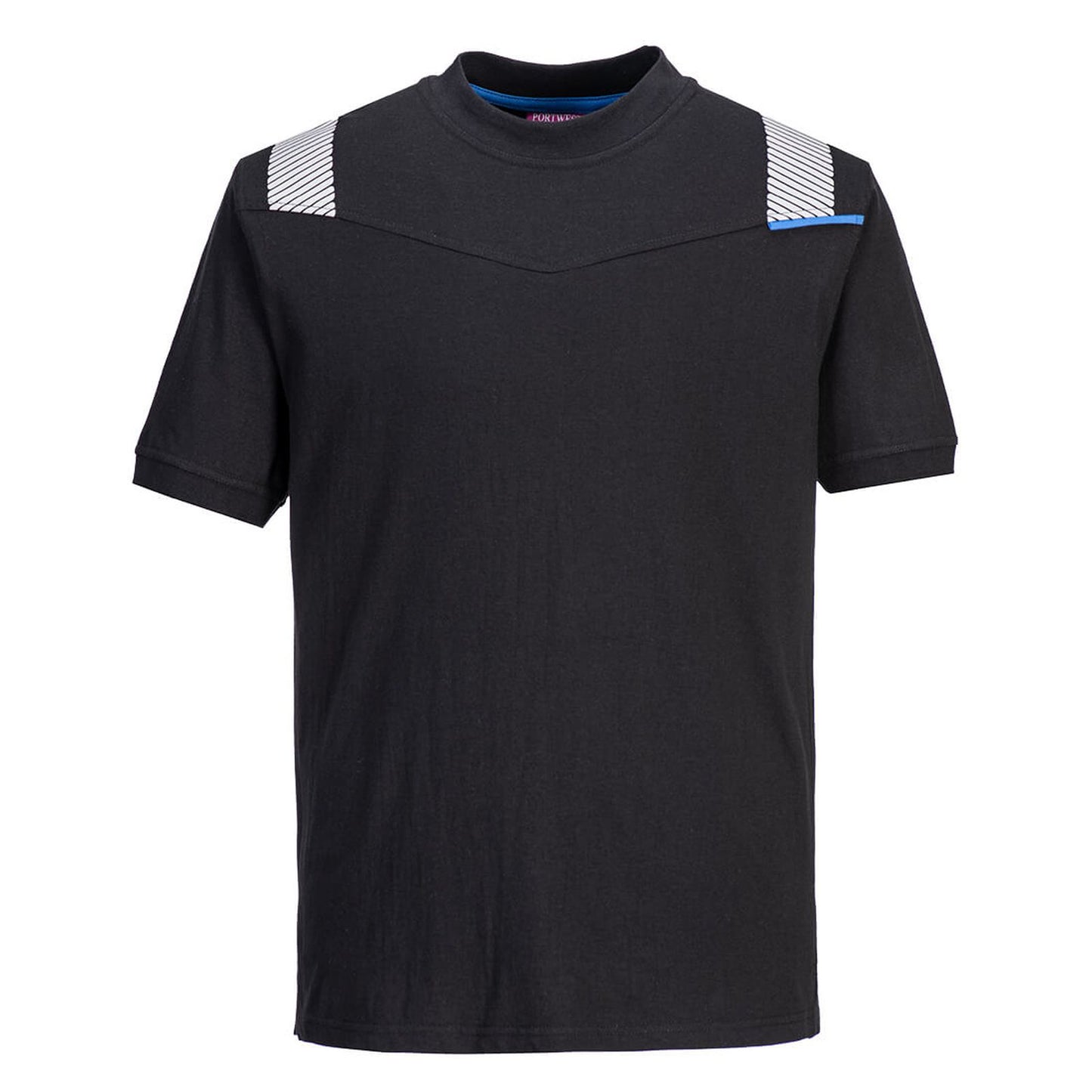 Portwest WX3 T-shirt FR712 vlamvertragend HiVis zwart(BK)