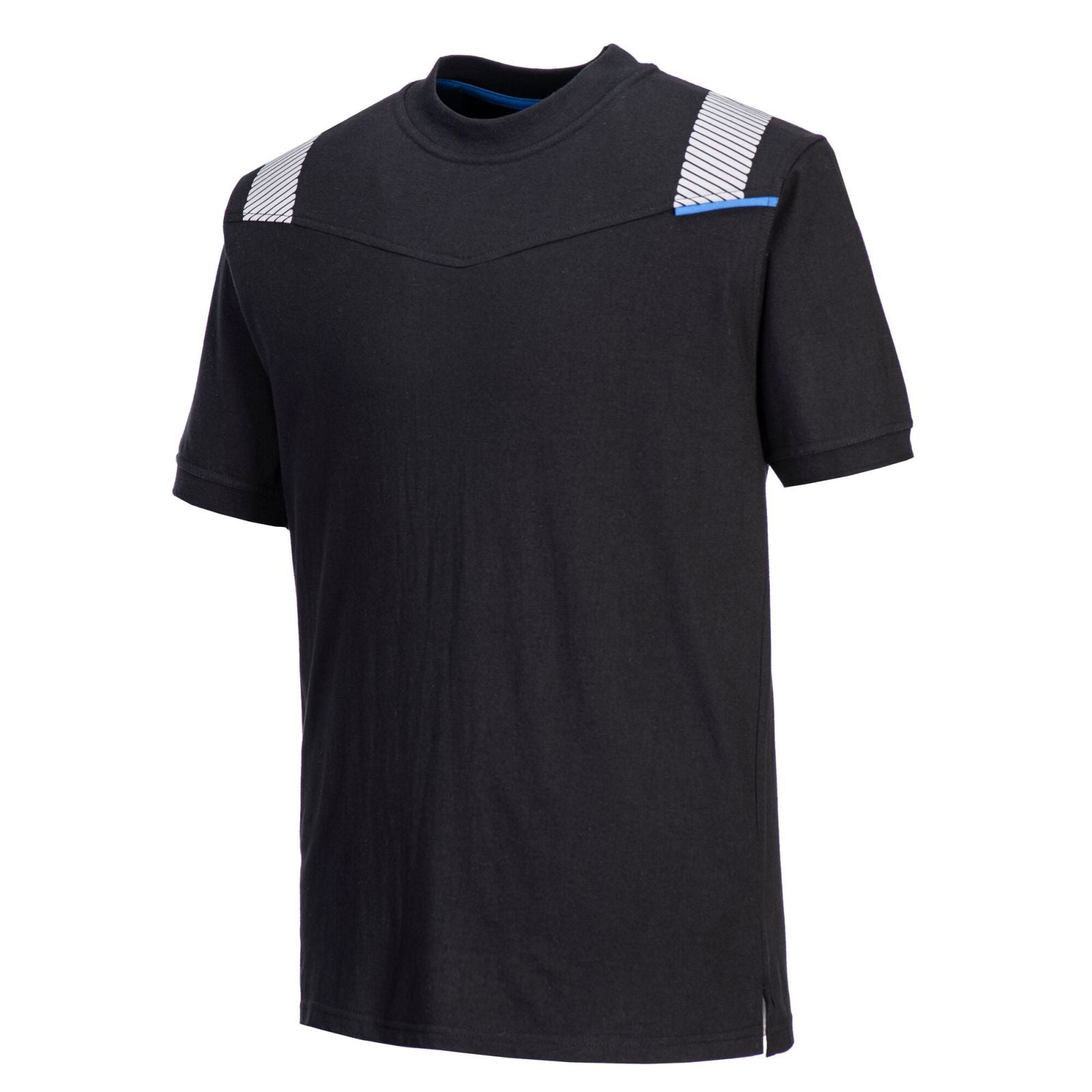 Portwest WX3 T-shirt FR712 vlamvertragend HiVis zwart(BK)