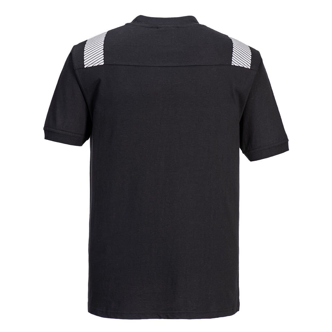 Portwest WX3 T-shirt FR712 vlamvertragend HiVis zwart(BK)