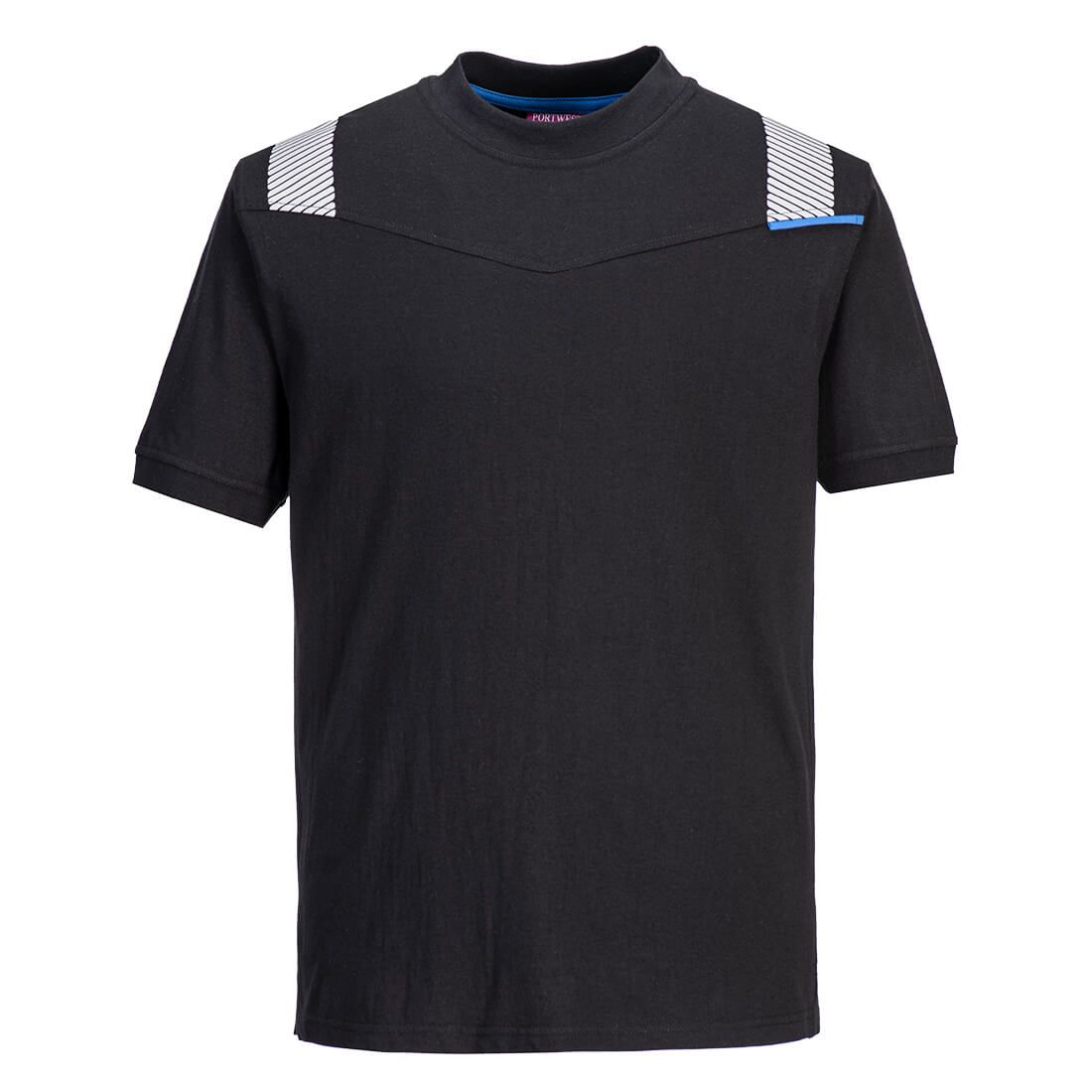 Portwest WX3 T-shirt FR712 vlamvertragend HiVis zwart(BK)