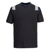Portwest WX3 T-shirt FR712 vlamvertragend HiVis zwart(BK)