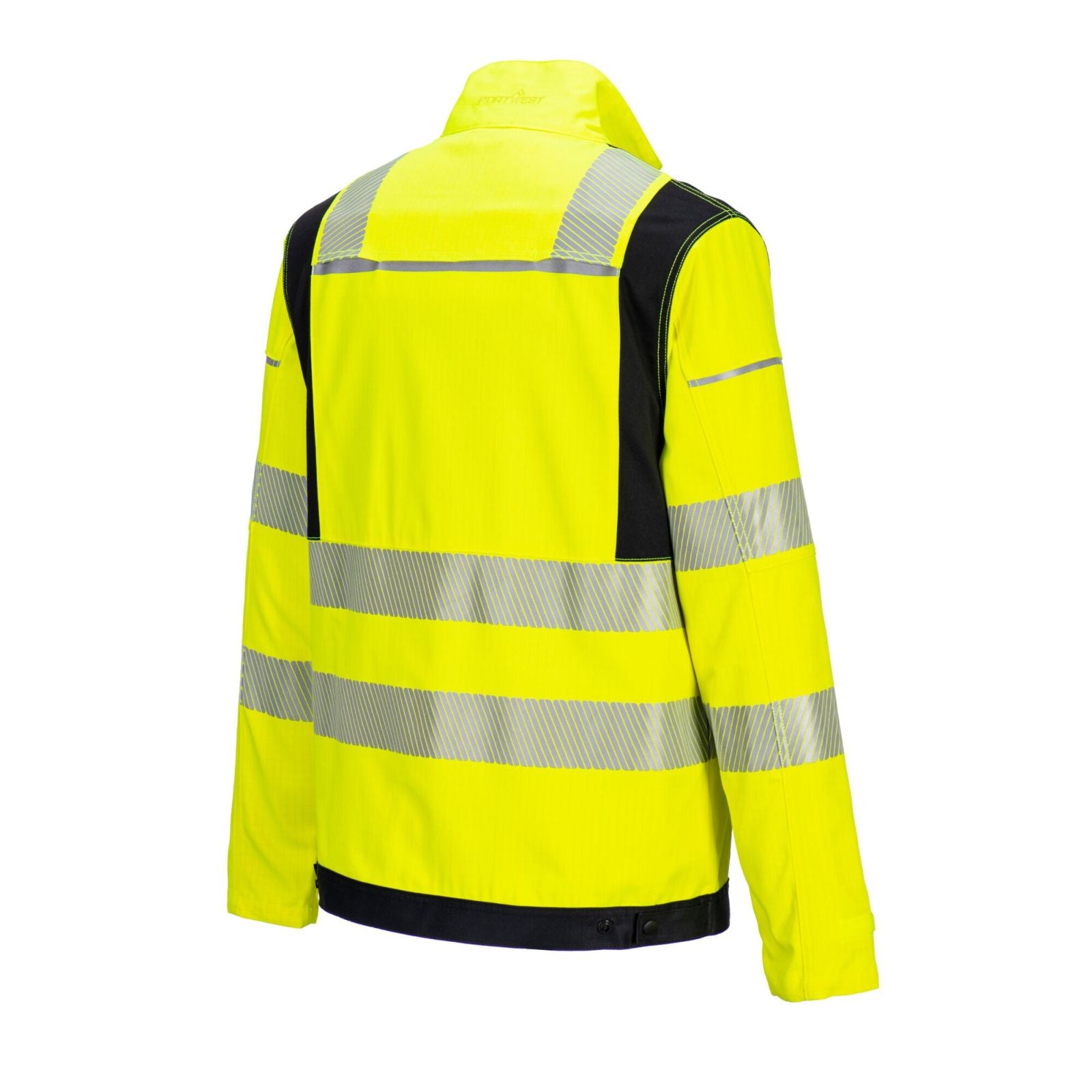 Portwest PW3 FR Werkjack FR714 Hi-Vis  vlamwerend antistatisch geel-zwart(YB)