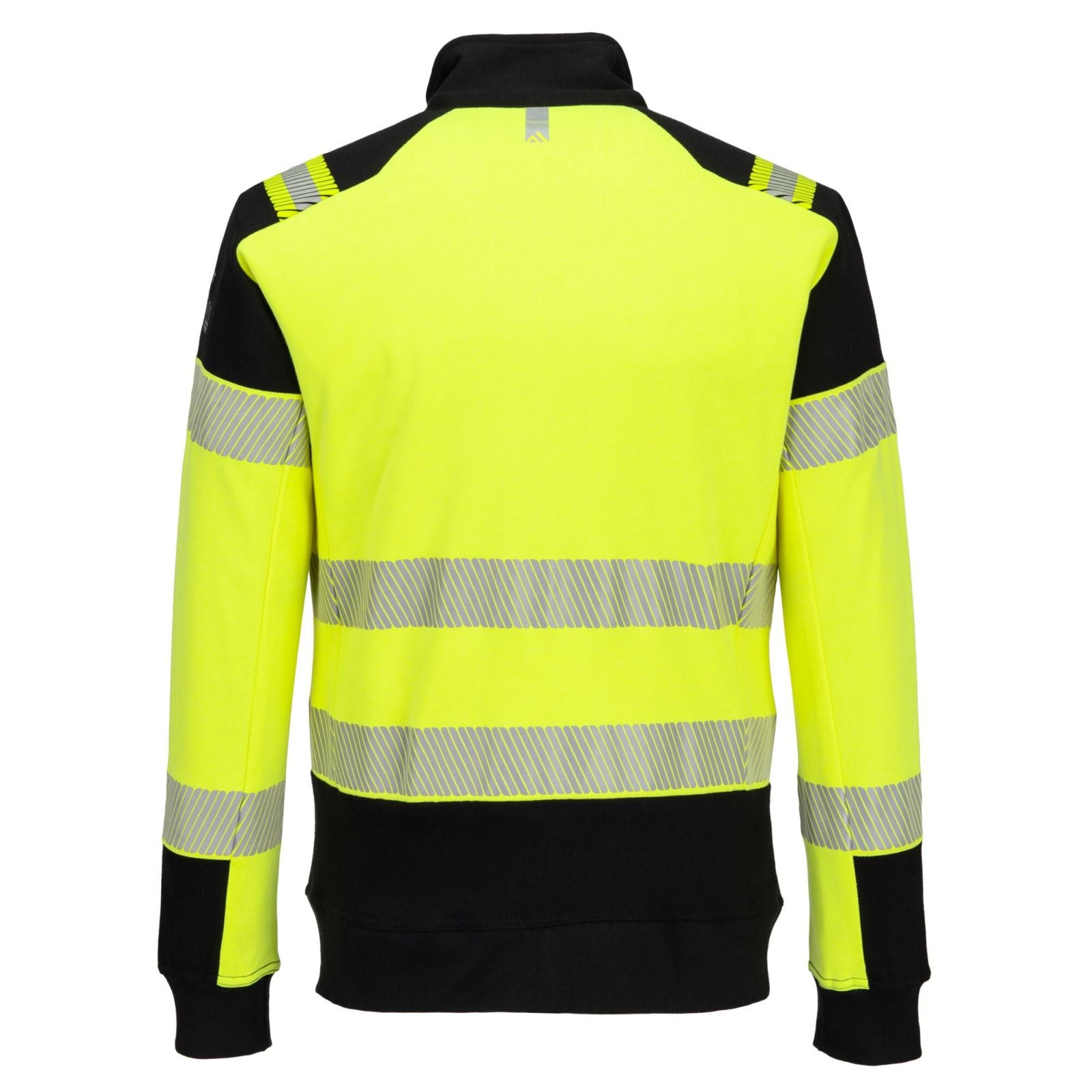 Portwest PW3 Vlamvertragend Multi-norm Sweatshirt FR717 Modaflame gebreid Hi-Vis FR rits geel-zwart(YB)