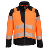 Portwest PW3 Vlamvertragend Multi-norm Jack FR718 Modaflame softshell Hi-Vis Multi-Norm FR oranje-zwart(OB)
