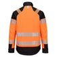 Portwest PW3 Vlamvertragend Multi-norm Jack FR718 Modaflame softshell Hi-Vis Multi-Norm FR oranje-zwart(OB)
