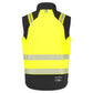 Portwest PW3 Vlamvertragend Multi-norm Gilet FR719 Modaflame softshell Hi-Vis Multi-Norm FR geel-zwart(YB)