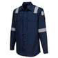 Portwest Bizflame Plus FR Overhemd FR720 lichtgewicht antistatisch reflectie vlamvertragend marineblauw(NA)