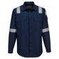 Portwest Bizflame Plus FR Overhemd FR720 lichtgewicht antistatisch reflectie vlamvertragend marineblauw(NA)