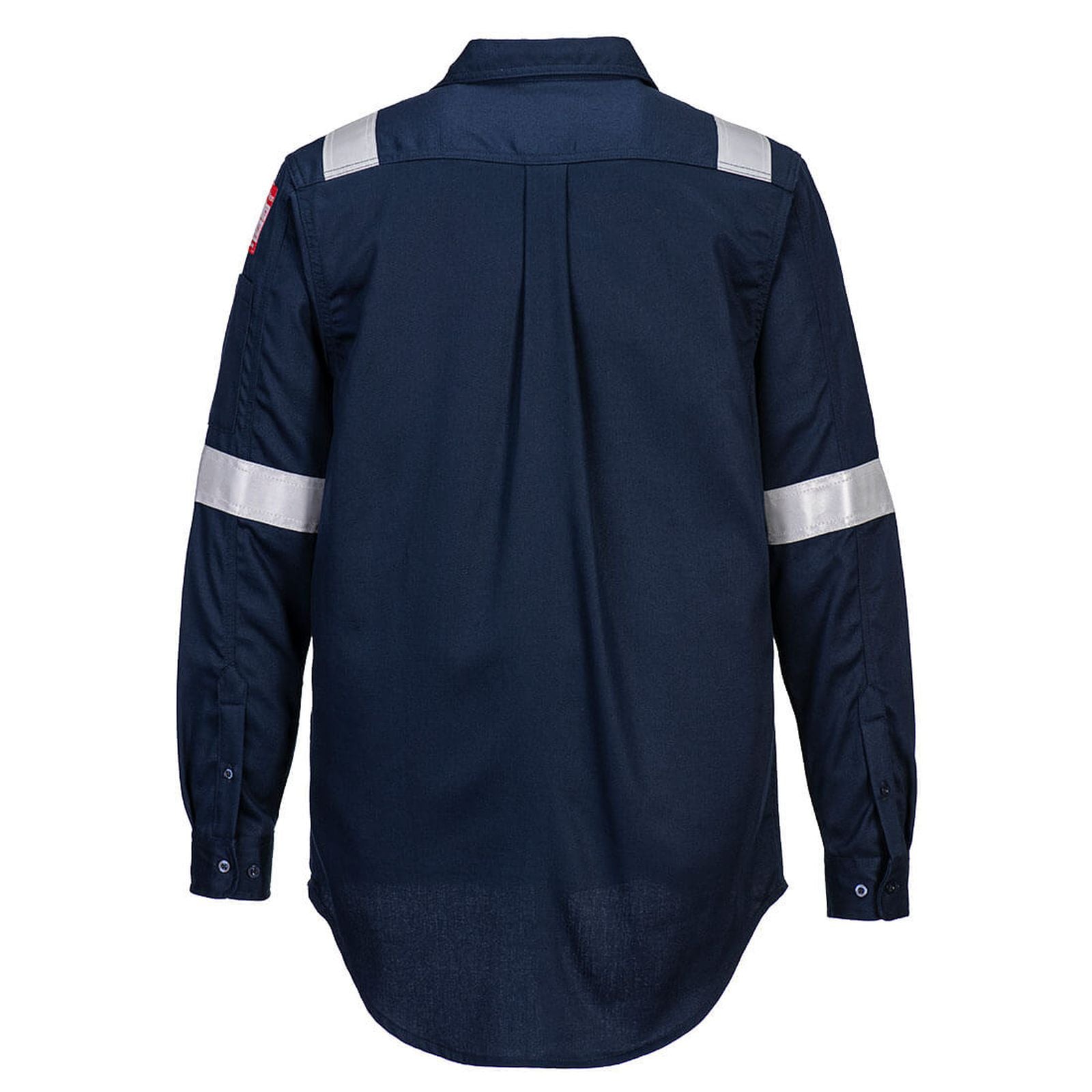 Portwest Bizflame Plus FR Overhemd FR720 lichtgewicht antistatisch reflectie vlamvertragend marineblauw(NA)