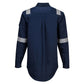 Portwest Bizflame Plus FR Overhemd FR720 lichtgewicht antistatisch reflectie vlamvertragend marineblauw(NA)