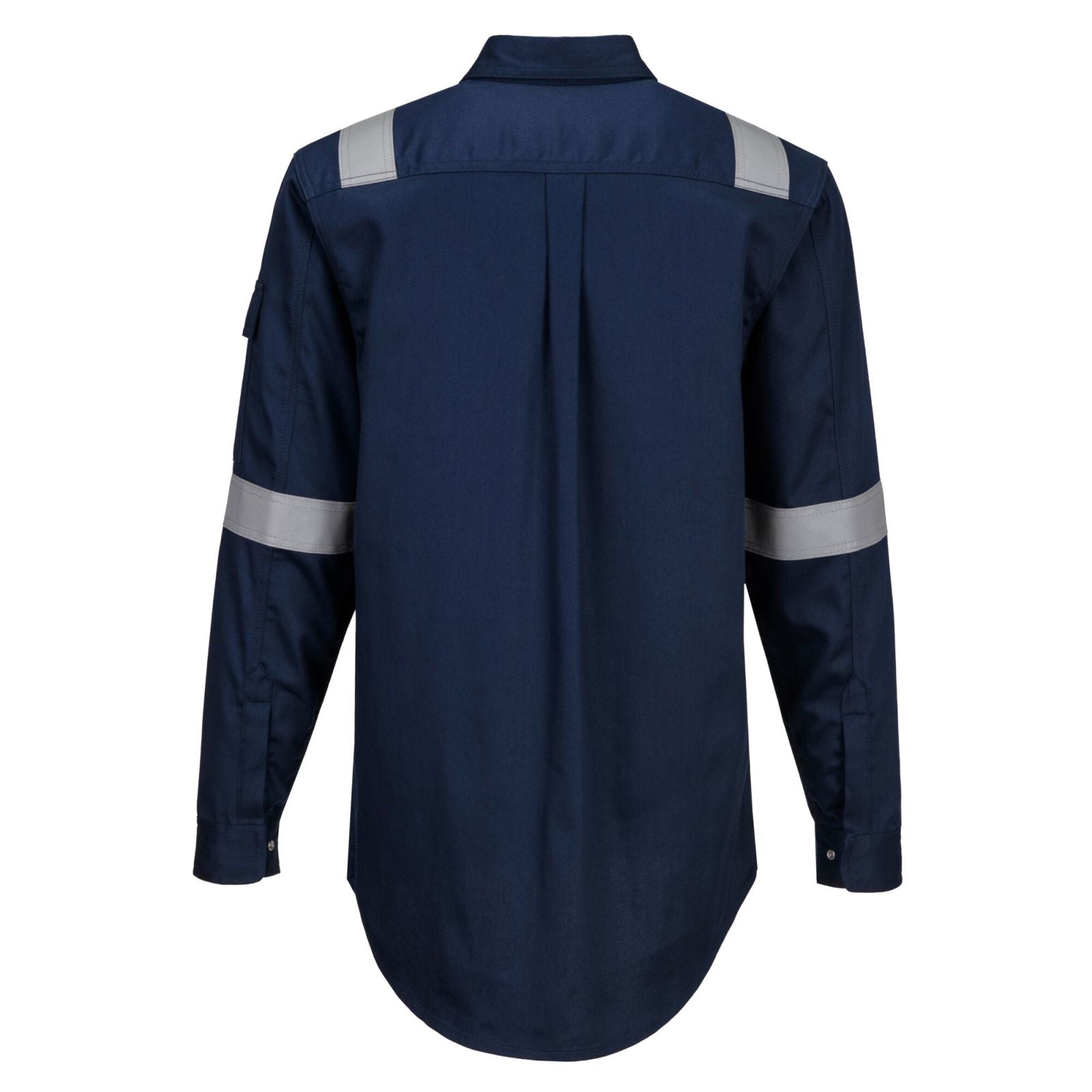 Portwest Bizflame Plus FR Overhemd FR720 lichtgewicht antistatisch reflectie vlamvertragend marineblauw(NA)