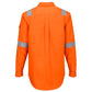 Portwest Bizflame Plus FR Overhemd FR720 lichtgewicht antistatisch reflectie vlamvertragend oranje(OR)
