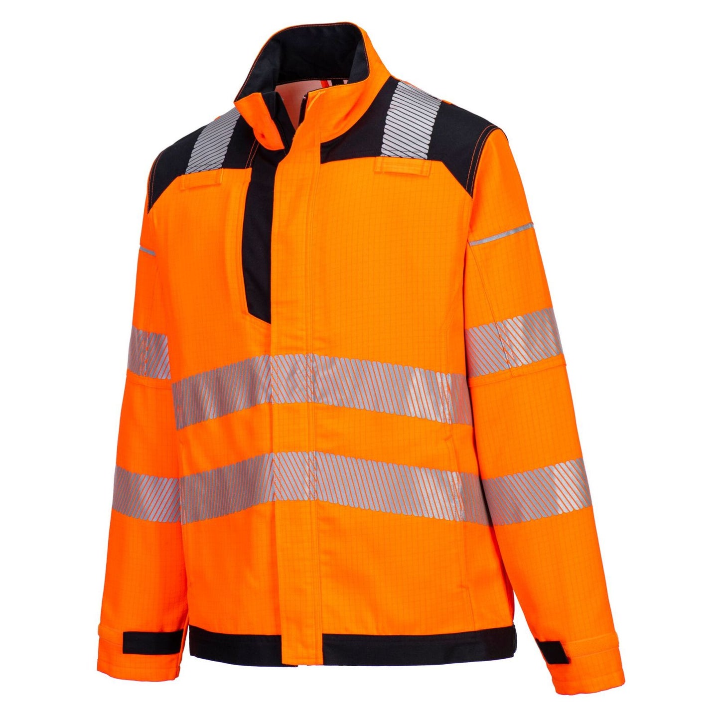 Portwest PW3 FR Werkjas FR722 HVO vlamwerend antistatisch HiVis oranje-zwart(OB)