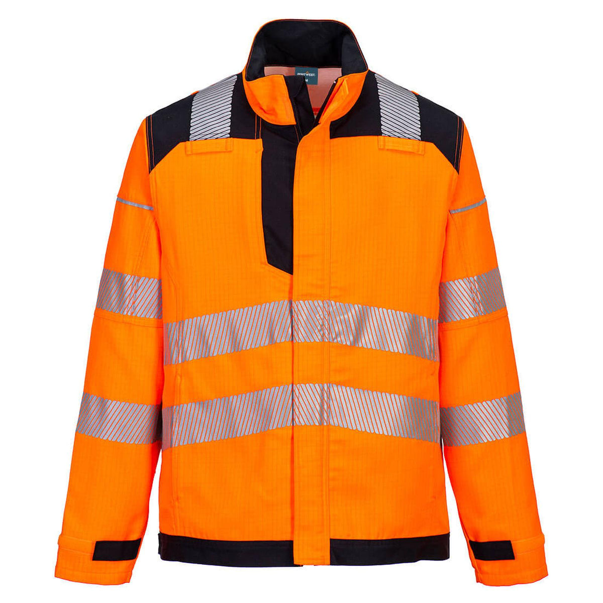 Portwest PW3 FR Werkjas FR722 HVO vlamwerend antistatisch HiVis oranje-zwart(OB)