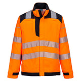 Portwest PW3 FR Werkjas FR722 HVO vlamwerend antistatisch HiVis oranje-zwart(OB)
