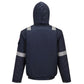 Portwest Bizflame Work+ Vlamvertragend Multi-norm Bomberjack FR731 FR geïsoleerd donker marineblauw(NV)
