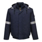 Portwest Bizflame Work+ Vlamvertragend Multi-norm Bomberjack FR731 FR geïsoleerd donker marineblauw(NV)