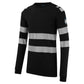 Portwest PW3 FR T-Shirt FR732 gebreid Modaflame vlamwerend antistatisch zwart(BK)