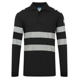 Portwest PW3 Vlamvertragend Multi-norm Poloshirt FR733 Modaflame vlamwerend zwart(BK)