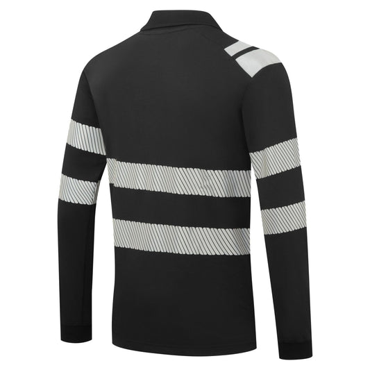 Portwest PW3 Vlamvertragend Multi-norm Poloshirt FR733 Modaflame vlamwerend zwart(BK)