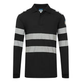 Portwest PW3 Vlamvertragend Multi-norm Poloshirt FR733 Modaflame vlamwerend zwart(BK)