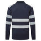 Portwest PW3 Vlamvertragend Multi-norm Poloshirt FR733 Modaflame lange mouw donker marineblauw(NV)