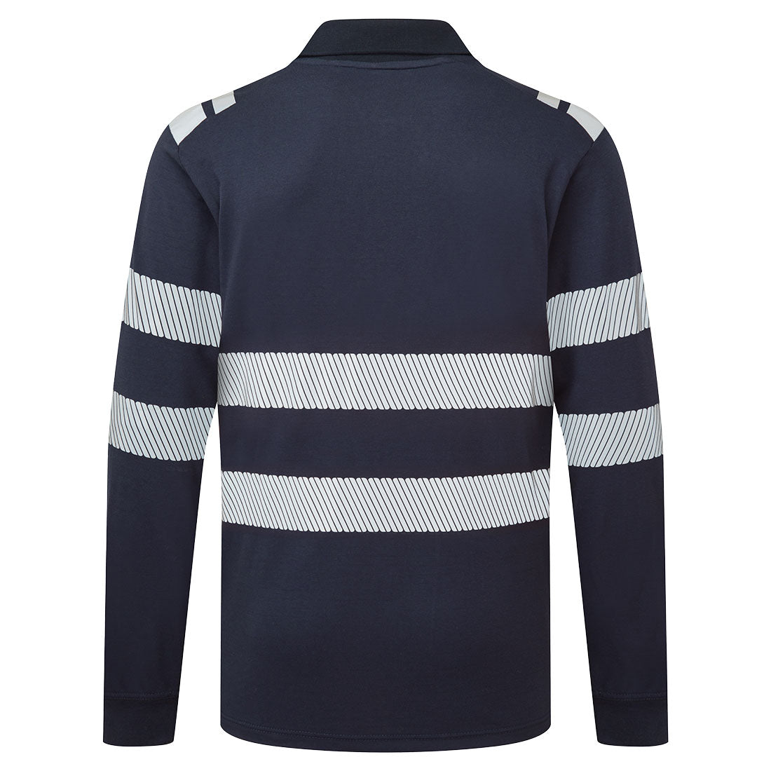 Portwest PW3 Vlamvertragend Multi-norm Poloshirt FR733 Modaflame lange mouw donker marineblauw(NV)