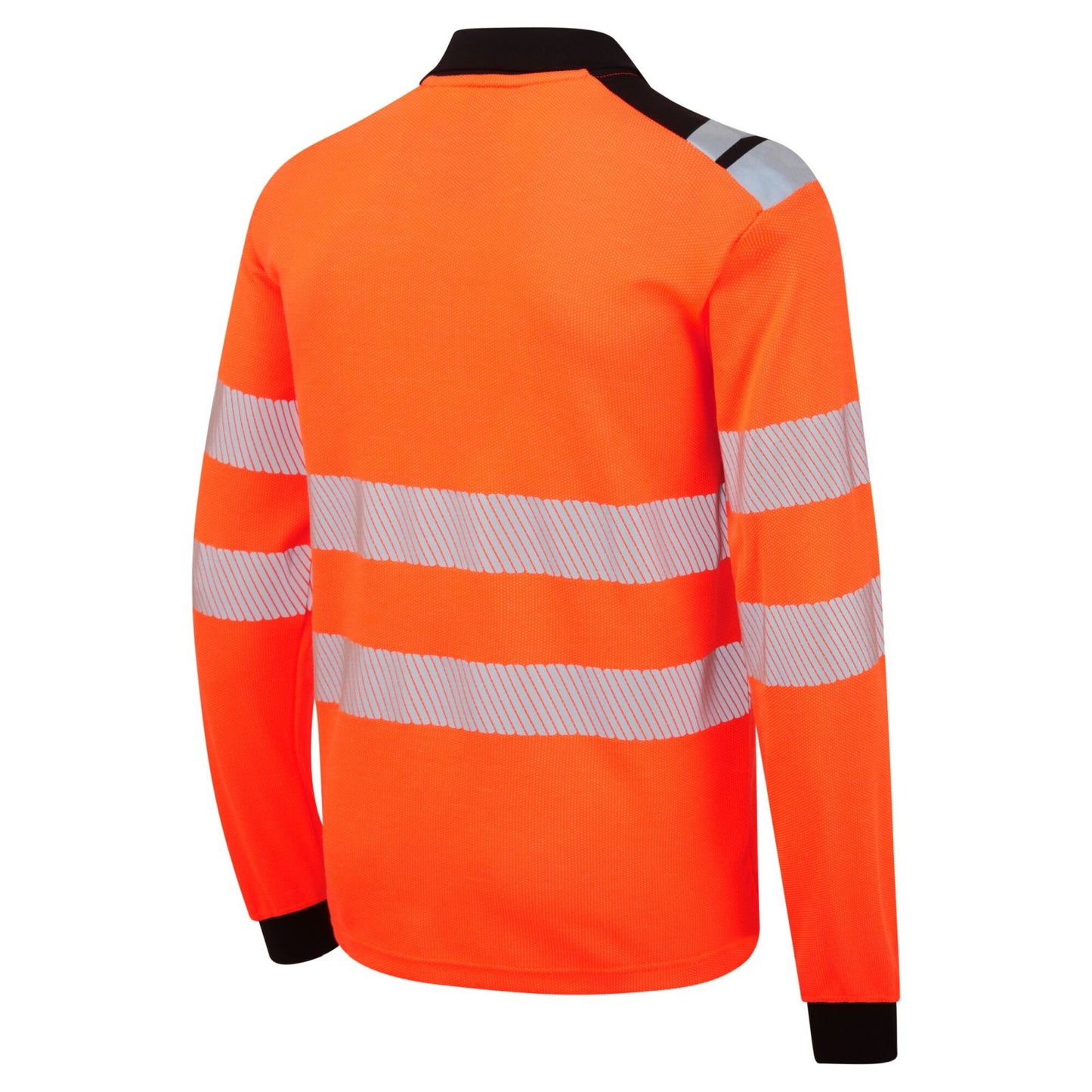 Portwest PW3 Vlamvertragend Multi-norm Poloshirt FR734 Modaflame gebreidt HVO vlamwerend oranje-zwart(OB)