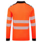 Portwest PW3 Vlamvertragend Multi-norm Poloshirt FR734 Modaflame gebreidt HVO vlamwerend oranje-zwart(OB)