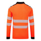 Portwest PW3 Vlamvertragend Multi-norm Poloshirt FR734 Modaflame gebreidt HVO vlamwerend oranje-zwart(OB)