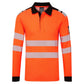 Portwest PW3 Vlamvertragend Multi-norm Poloshirt FR734 Modaflame gebreidt HVO vlamwerend oranje-zwart(OB)