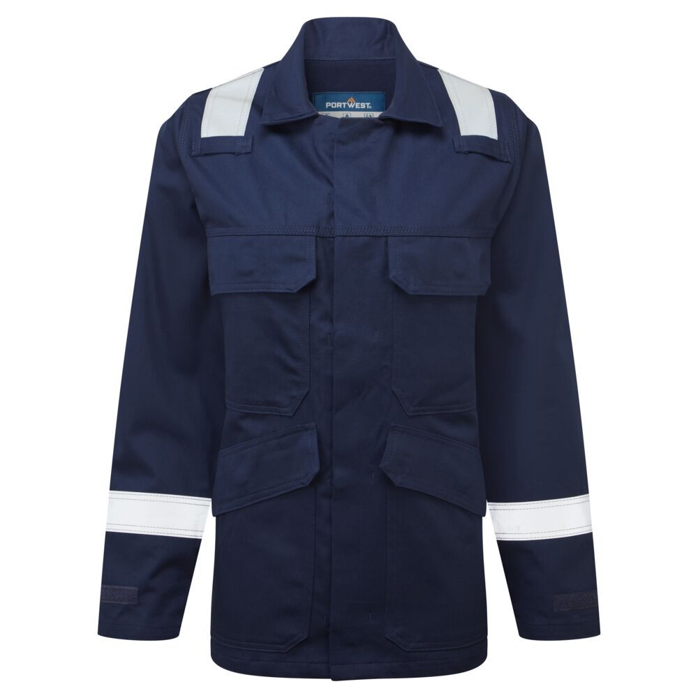 Portwest Bizflame Work Jack FR740 FR Dames donker marineblauw(NV)
