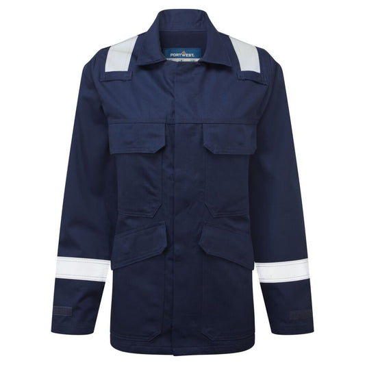 Portwest Bizflame Work Jack FR740 FR Dames donker marineblauw(NV)