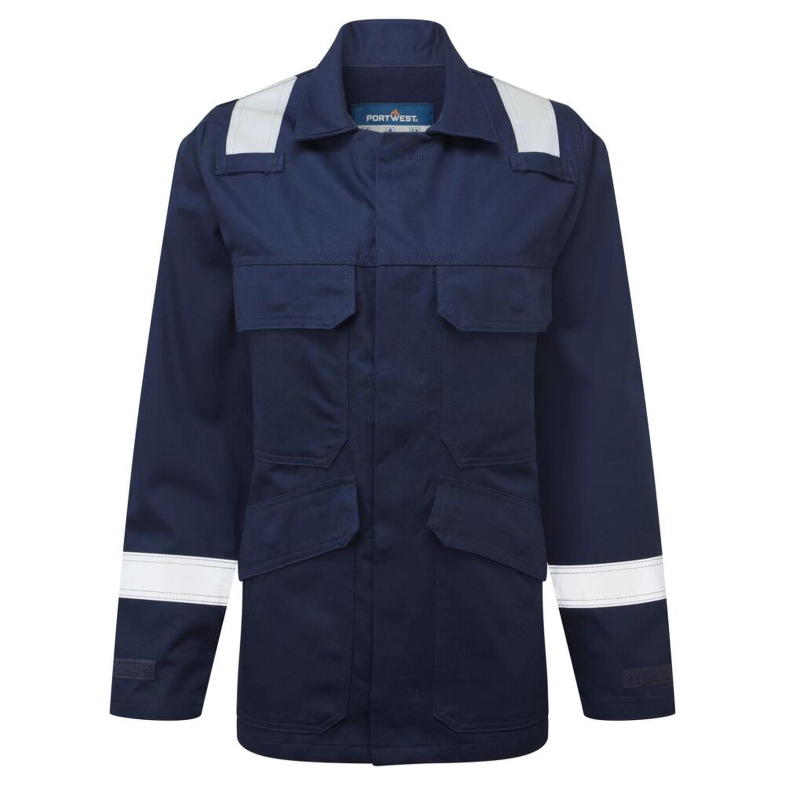 Portwest Bizflame Work Jack FR740 FR Dames donker marineblauw(NV)
