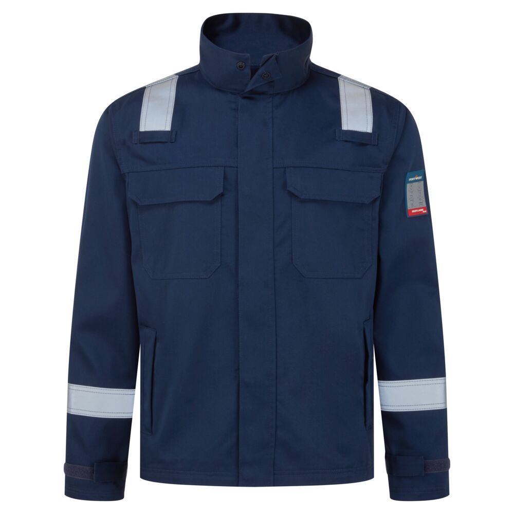 Portwest Bizflame Work + Jack FR741 FR donker marineblauw(NV)