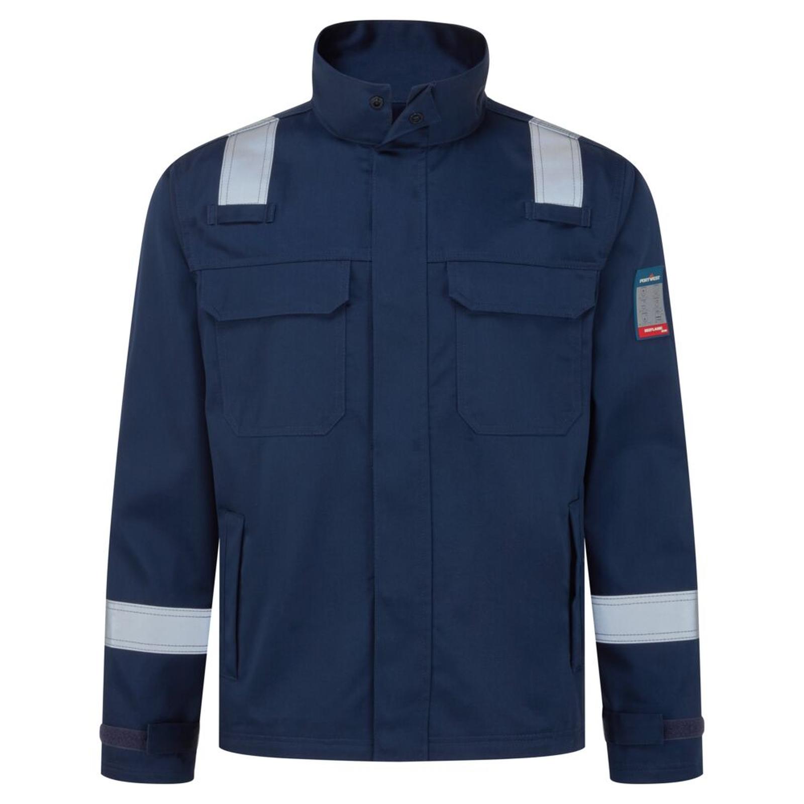 Portwest Bizflame Work + Jack FR741 FR donker marineblauw(NV)