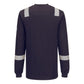 Portwest WX3 Vlamvertragend Multi-norm T-shirt FR751 Modaflame gebreid Hi-Vis FR lange mouwen marineblauw(NV)
