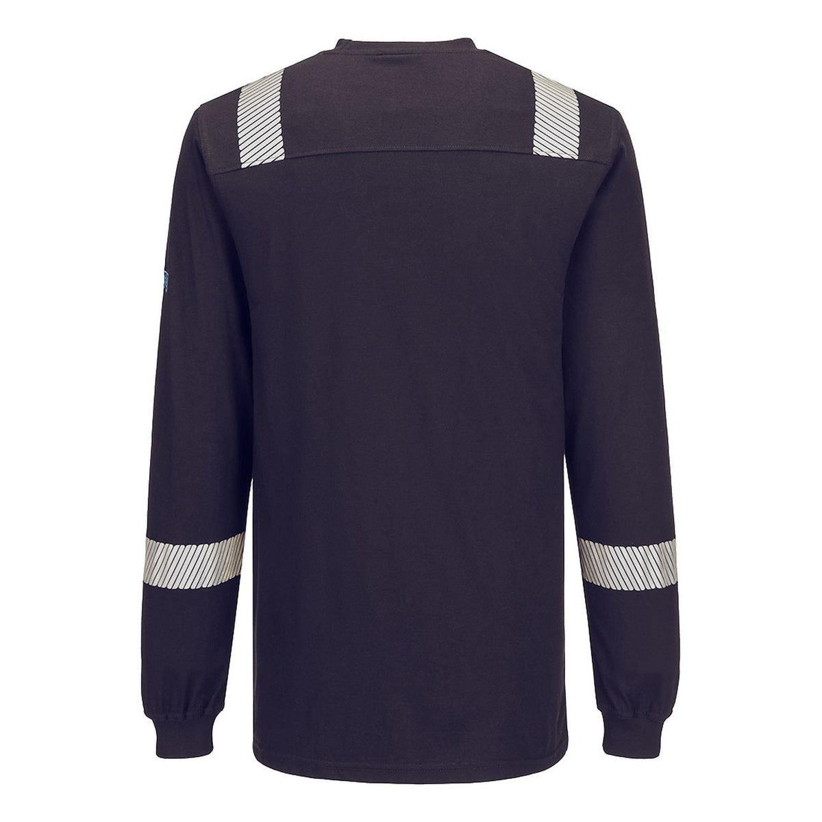 Portwest WX3 Vlamvertragend Multi-norm T-shirt FR751 Modaflame gebreid Hi-Vis FR lange mouwen marineblauw(NV)