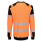 Portwest PW3 Nieuwe uitbreiding Vlamvertragend Multi-norm PW3 Modaflame gebreid Hi-Vis FR Sweatshirt FR755 oranje-zwart(OB)