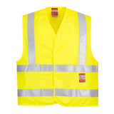 Portwest Bizflame Work Vesten FR75 Vlamvertragend HiVis geel(YE)