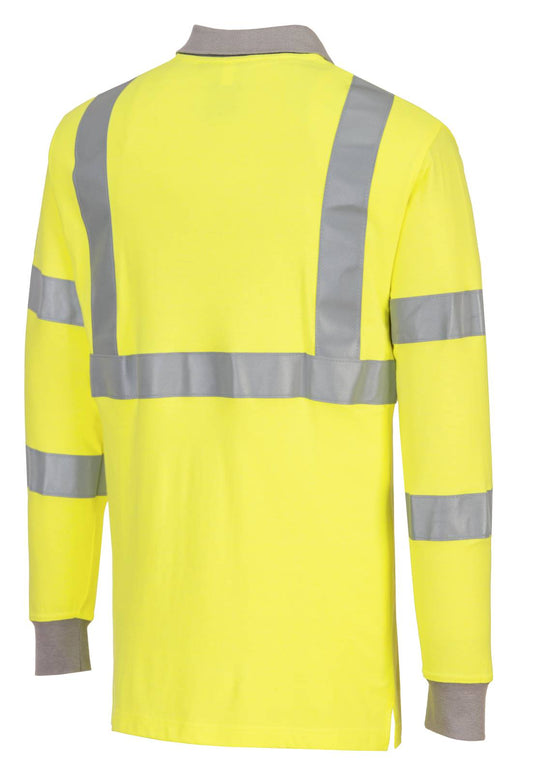Portwest Modaflame Poloshirts FR77 Vlamvertragend HiVis geel(YE)