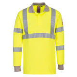 Portwest Modaflame Poloshirts FR77 Vlamvertragend HiVis geel(YE)