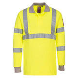 Portwest Modaflame Poloshirts FR77 Vlamvertragend HiVis geel(YE)