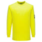 Portwest PW3 FR T-Shirt FR806 gebreid Modaflame long sleeve vlamwerend antistatisch geel(YE)