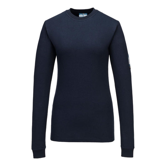 Portwest Modaflame T-shirt FR808 FR dames lange mouwen donker marineblauw(NV)