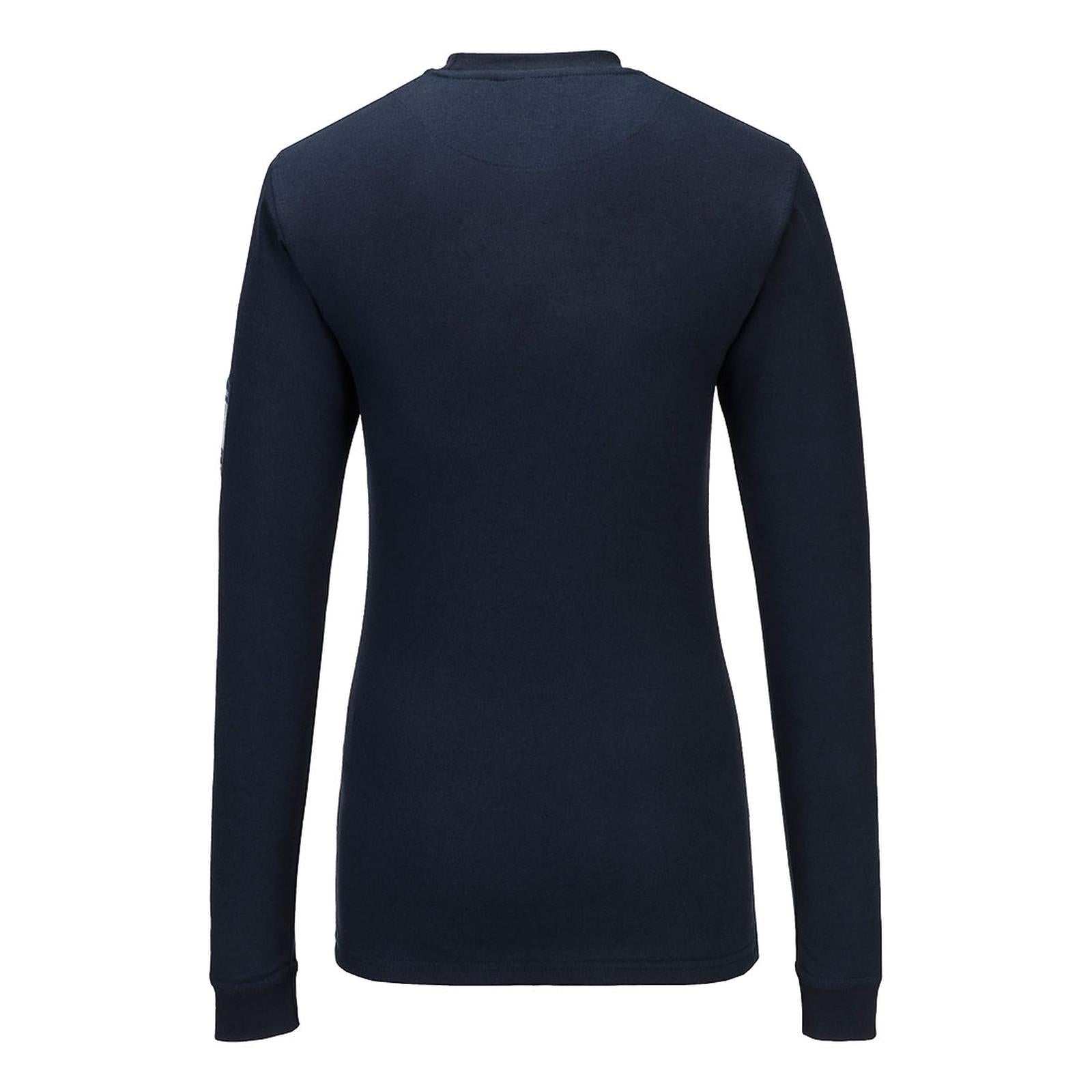 Portwest Modaflame T-shirt FR808 FR dames lange mouwen donker marineblauw(NV)