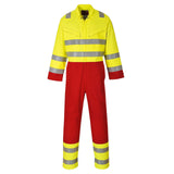 Portwest Bizflame Pro Overalls FR90 Vlamvertragend HiVis geel-rood(YE)