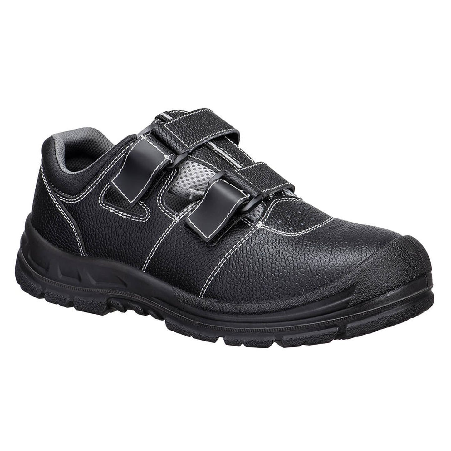 Portwest Steelite Voetbescherming Sandaal FS70 Composiet S1P SR FO zwart-grijs(BG)